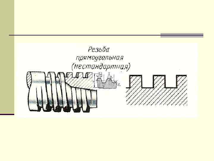 Соединение 1. Резьба прямоугольная нестандартная. Прямоугольная резьба на чертеже. Круглая и прямоугольная резьба. Разъёмные и неразъёмные соединения Инженерная Графика.