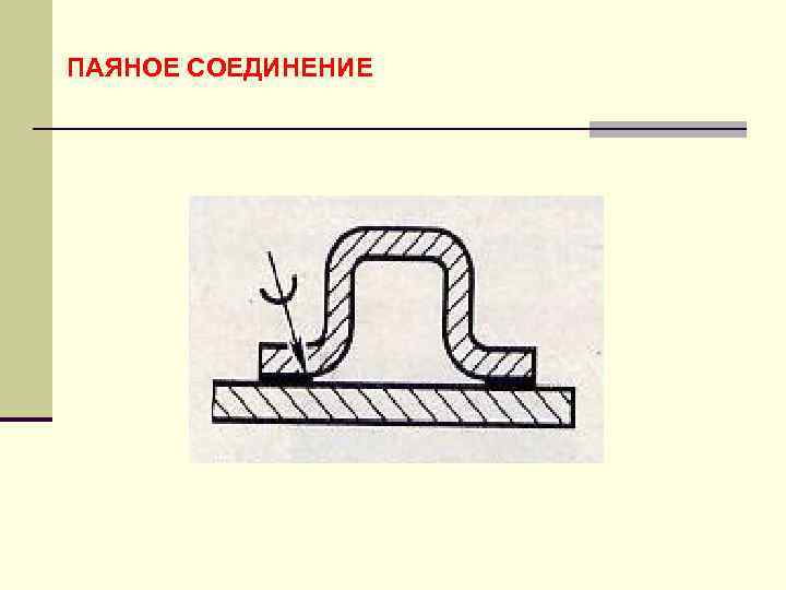 На рисунке показано соединение