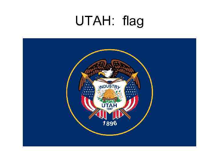UTAH: flag 