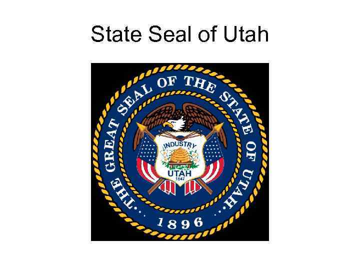 State Seal of Utah 