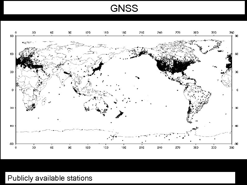 GNSS Publicly available stations 