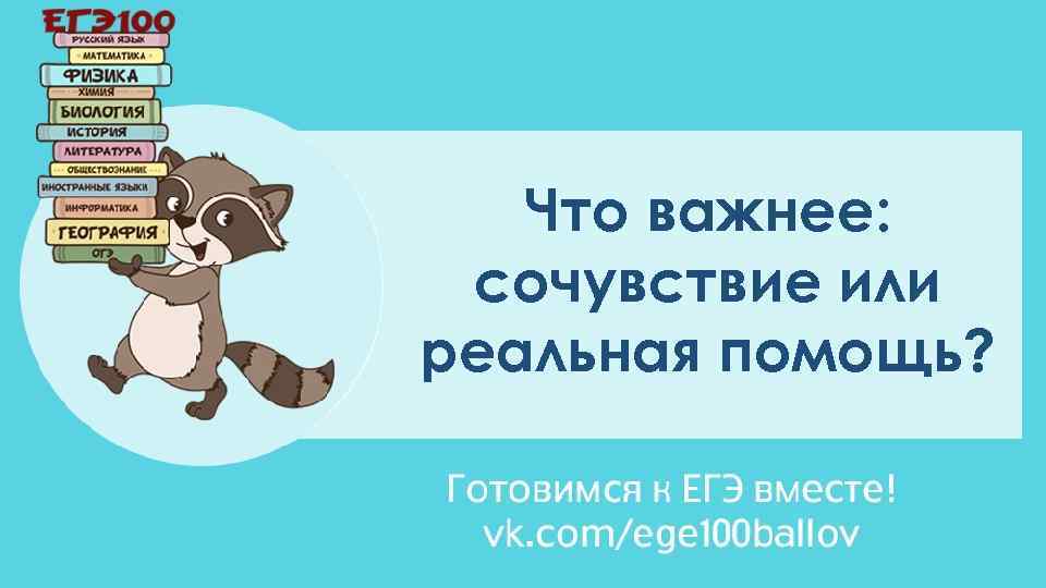 Что важнее: сочувствие или реальная помощь? 