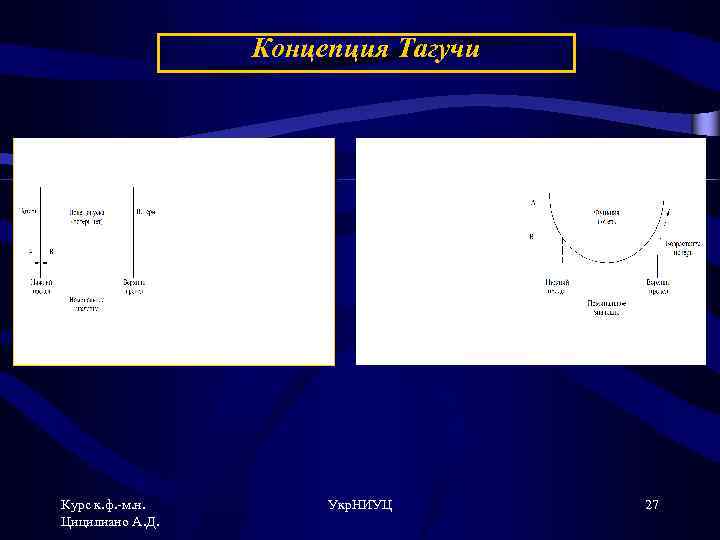 Концепция Тагучи Курс к. ф. -м. н. Цицилиано А. Д. Укр. НИУЦ 27 