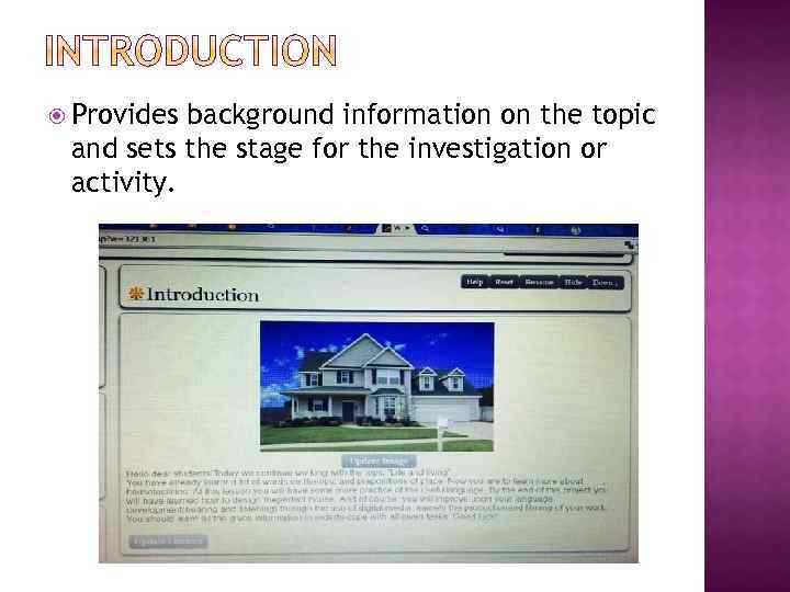  Provides background information on the topic and sets the stage for the investigation