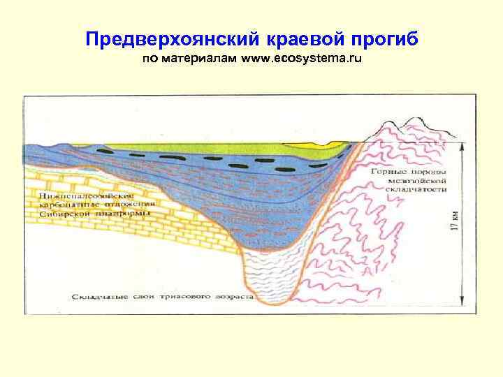 Предверхоянский краевой прогиб по материалам www. ecosystema. ru 