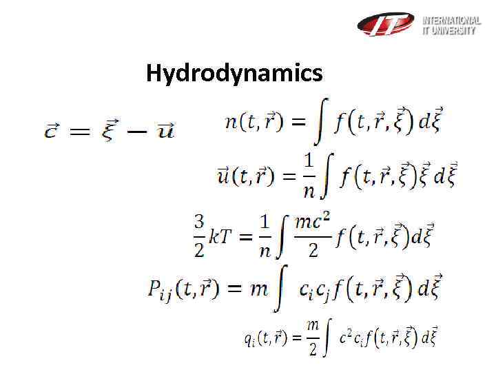  Hydrodynamics 