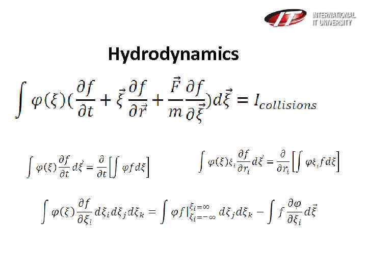  Hydrodynamics 