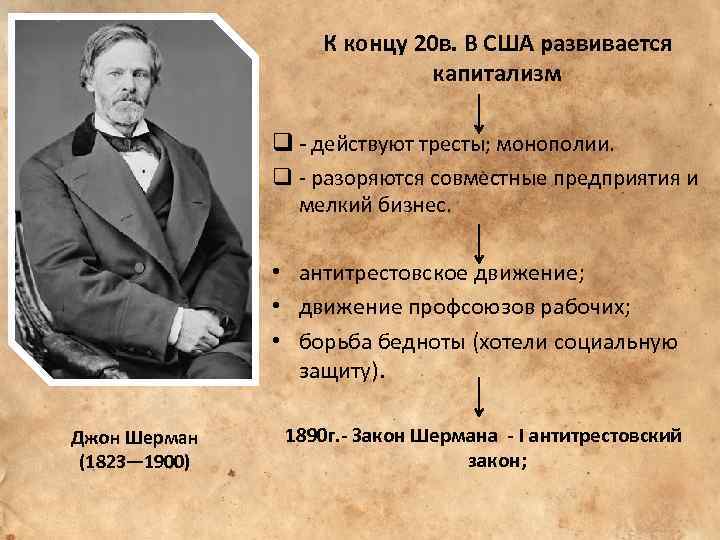 Тест история сша