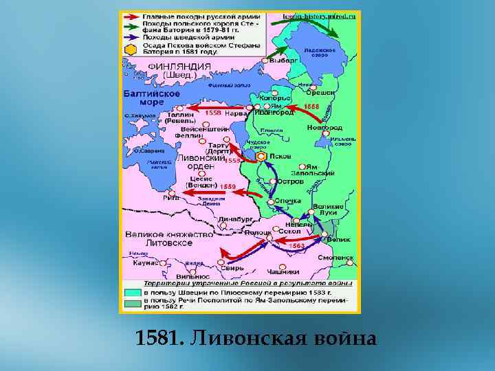  1581. Ливонская война 