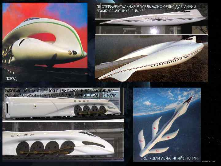 ЭКСПЕРИМЕНТАЛЬНАЯ МОДЕЛЬ МОНО-РЕЛЬС ДЛЯ ЛИНИИ "ГАМБУРГ-МЮНИХ" - "HM-1" ПОЕЗД РАБОТАЮЩИЙ НА УГОЛЬНОЙ ПЫЛИ ПАРОВОЙ