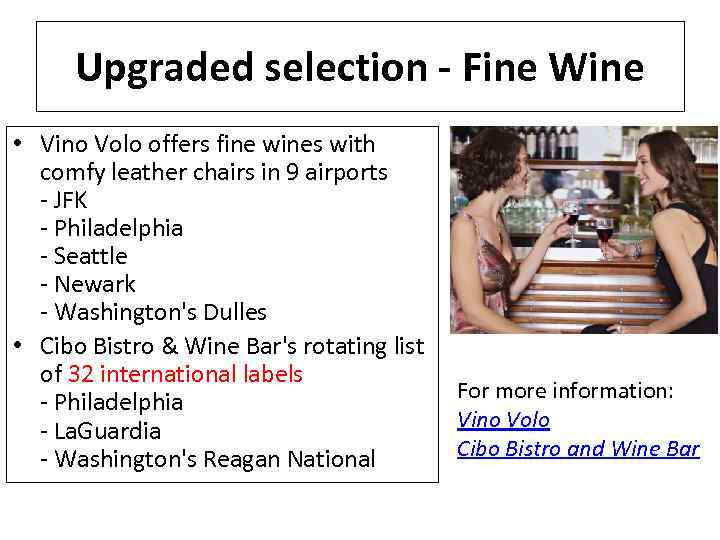 Upgraded selection - Fine Wine • Vino Volo offers fine wines with comfy leather