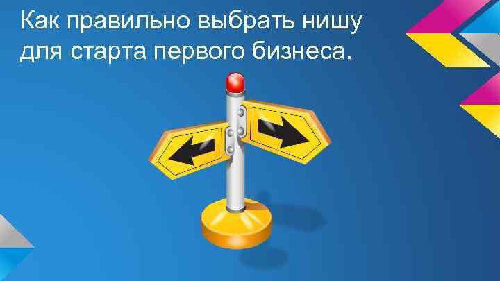Как правильно выбрать нишу для старта первого бизнеса. 