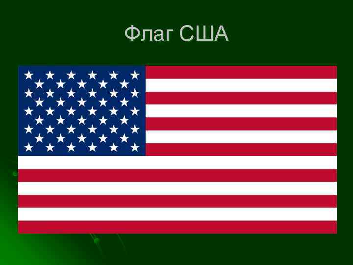 Флаг США 