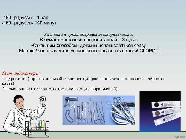 Сроки сохранения стерильности