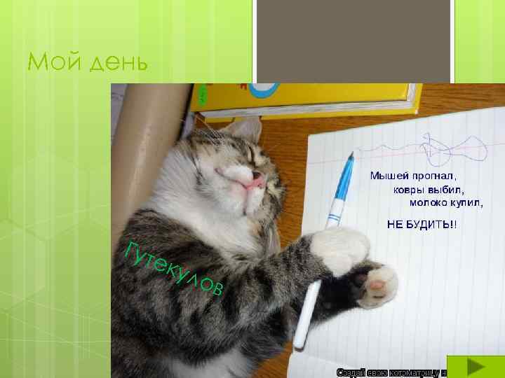 Мой день Гут еку лов вкраааппп 