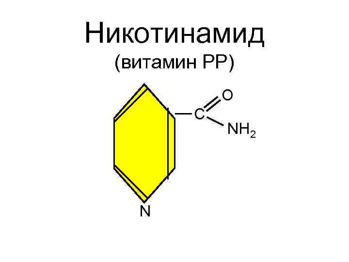 Никотинамид (витамин РР) О С N NH 2 