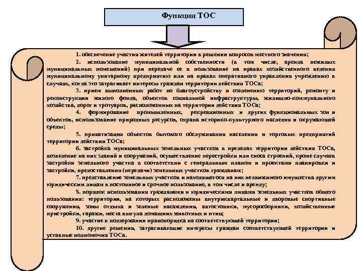 Органы общественного самоуправления. Функции ТОС. Территориальное Общественное самоуправление функции. Функции Тоса. Принципы общественного самоуправления.