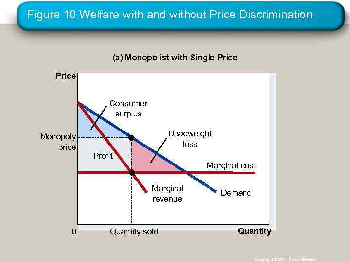 Figure 10 Welfare with and without Price Discrimination (a) Monopolist with Single Price Consumer