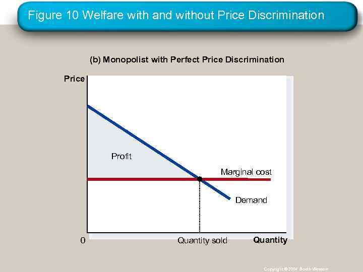 Figure 10 Welfare with and without Price Discrimination (b) Monopolist with Perfect Price Discrimination