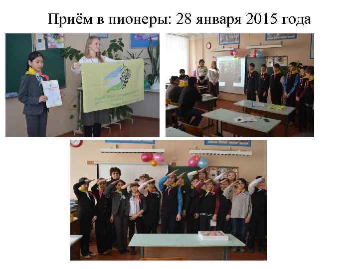Приём в пионеры: 28 января 2015 года 