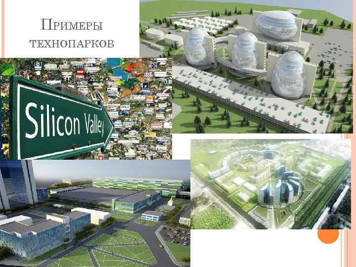 ПРИМЕРЫ ТЕХНОПАРКОВ 
