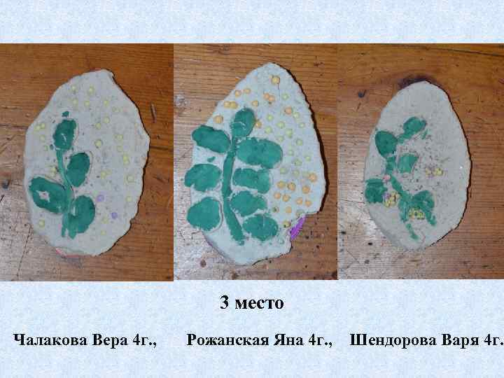 3 место Чалакова Вера 4 г. , Рожанская Яна 4 г. , Шендорова Варя