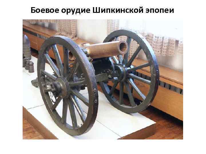Боевое орудие Шипкинской эпопеи 