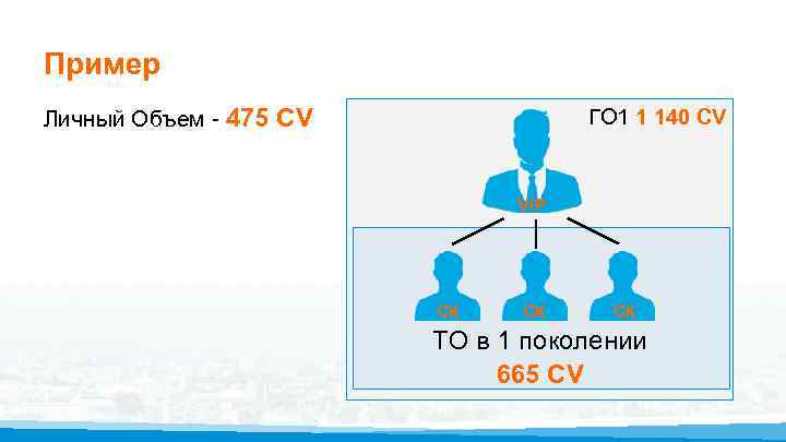 Пример Личный Объем - 475 CV ГО 1 1 140 CV VIP СК СК