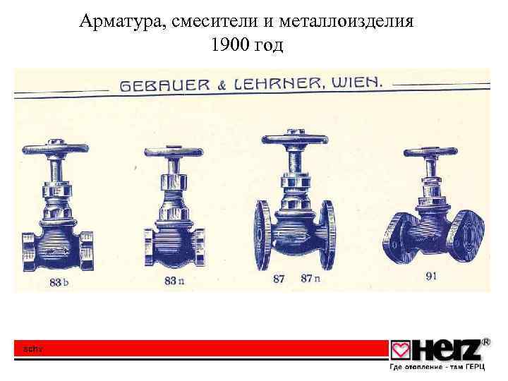 Арматура, смесители и металлоизделия 1900 год 