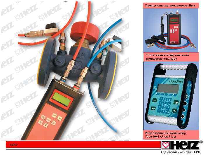 Измерительные компьютеры Herz Портативный измерительный компьютер Герц 8900 Измерительный компьютер Герц 8903 «Flow Plus»