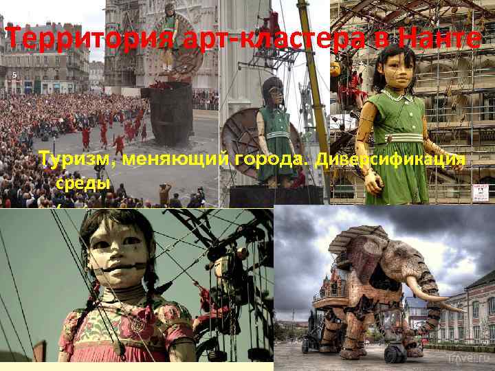 Территория арт-кластера в Нанте 5 Туризм, меняющий города. Диверсификация среды (территория порта, доков, гор.