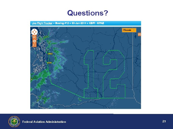 Questions? Federal Aviation Administration 25 