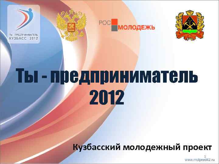 Ты - предприниматель 2012 Кузбасский молодежный проект 1 
