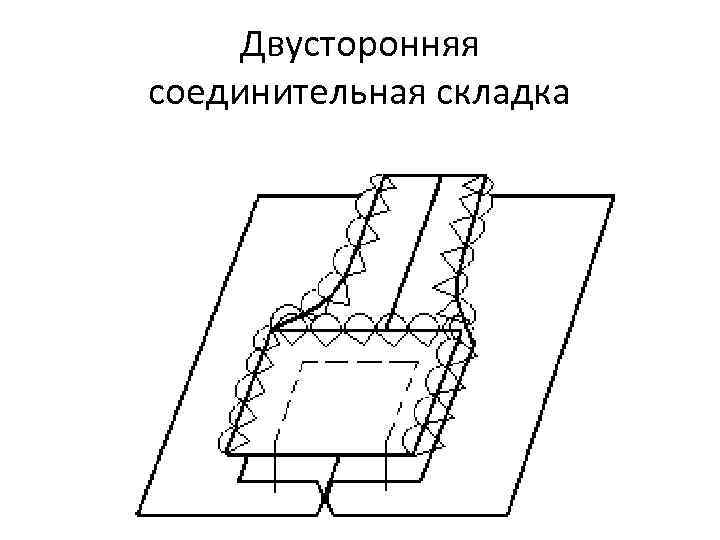 Двусторонняя соединительная складка 