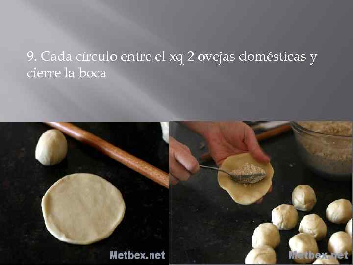 9. Cada círculo entre el xq 2 ovejas domésticas y cierre la boca 