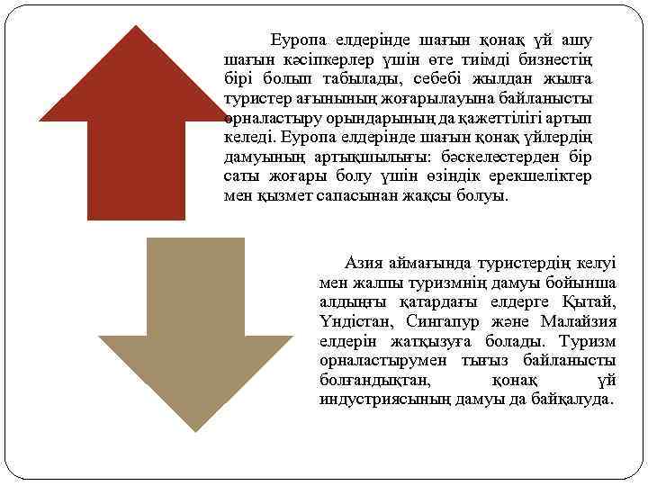  Еуропа елдерінде шағын қонақ үй ашу шағын кәсіпкерлер үшін өте тиімді бизнестің бірі