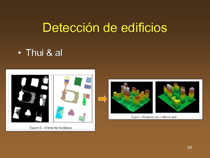Detección de edificios • Thui & al 86 