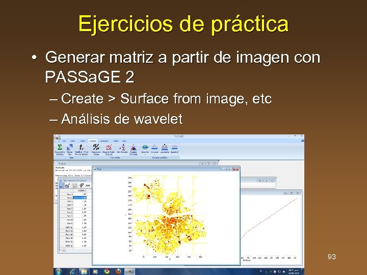 Ejercicios de práctica • Generar matriz a partir de imagen con PASSa. GE 2