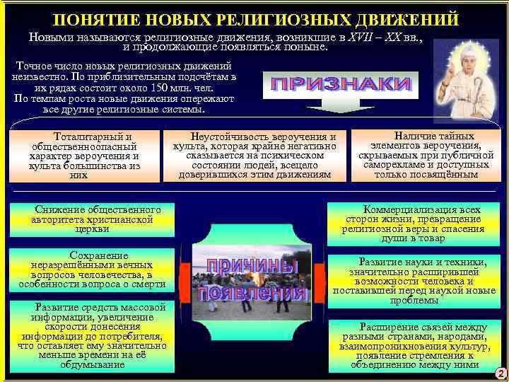 Нетрадиционные религии и секты в современном обществе россии презентация