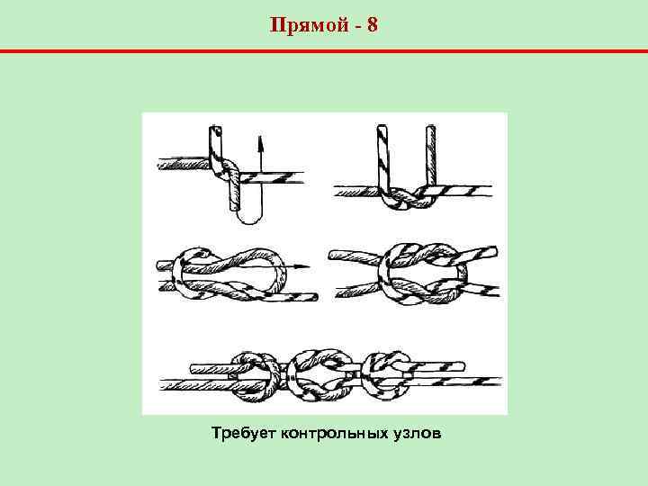 Прямой - 8 Требует контрольных узлов 