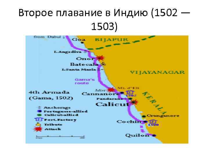 Второе плавание в Индию (1502 — 1503) 