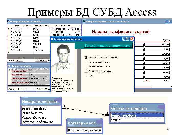 Примеры БД СУБД Access 34 