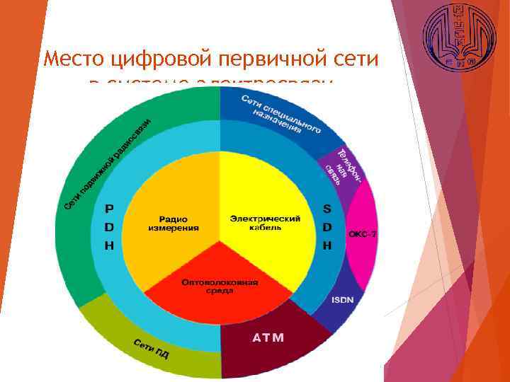 Место цифровой первичной сети в системе электросвязи 