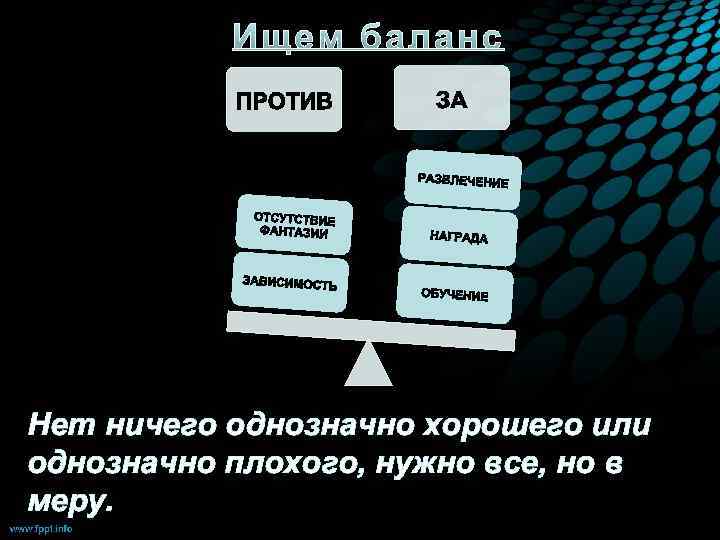 Нет ничего однозначно хорошего или однозначно плохого, нужно все, но в меру. 