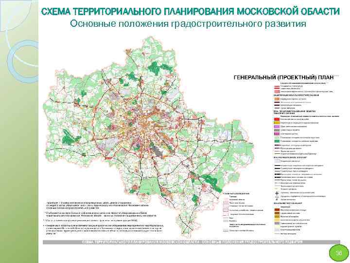 СХЕМА ТЕРРИТОРИАЛЬНОГО ПЛАНИРОВАНИЯ МОСКОВСКОЙ ОБЛАСТИ Основные положения градостроительного развития 36 