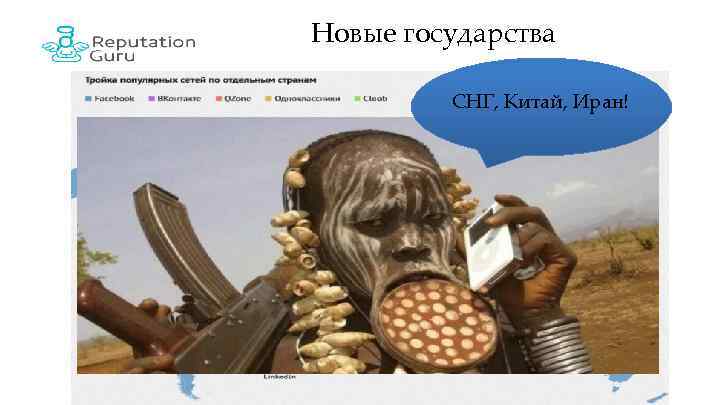 Новые государства СНГ, Китай, Иран! 