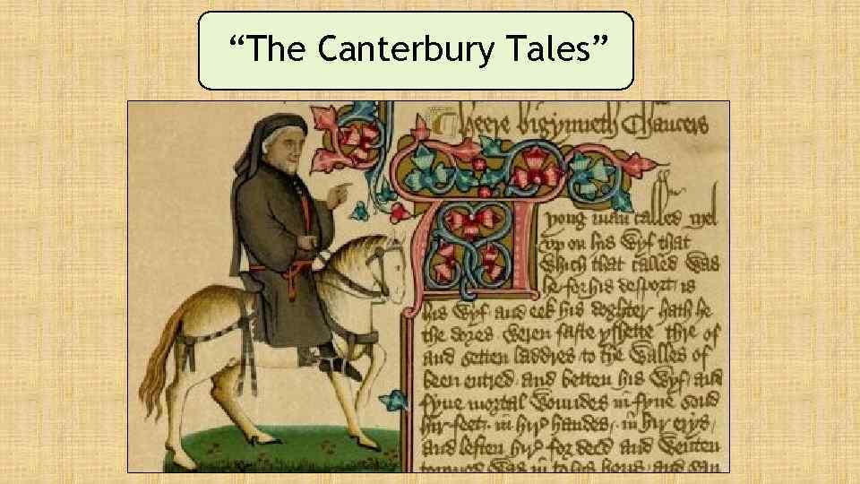 “The Canterbury Tales” 