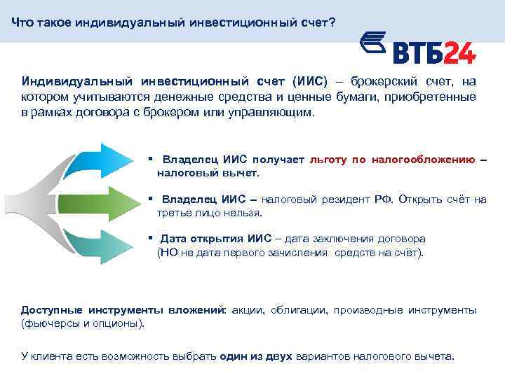 Что такое индивидуальный инвестиционный счет? Индивидуальный инвестиционный счет (ИИС) – брокерский счет, на котором