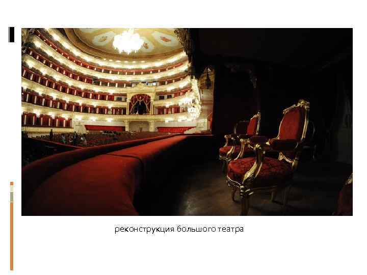 реконструкция большого театра 