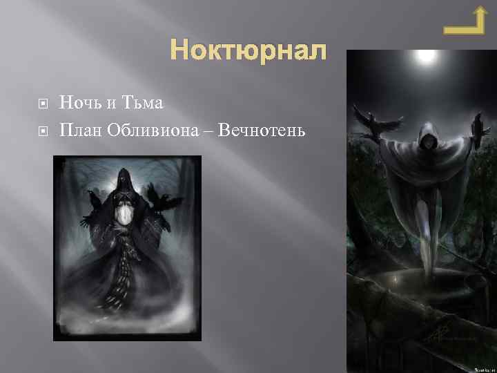 Ноктюрнал Ночь и Тьма План Обливиона – Вечнотень 